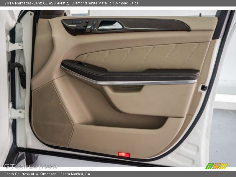 Diamond White Metallic / Almond Beige 2014 Mercedes-Benz GL 450 4Matic