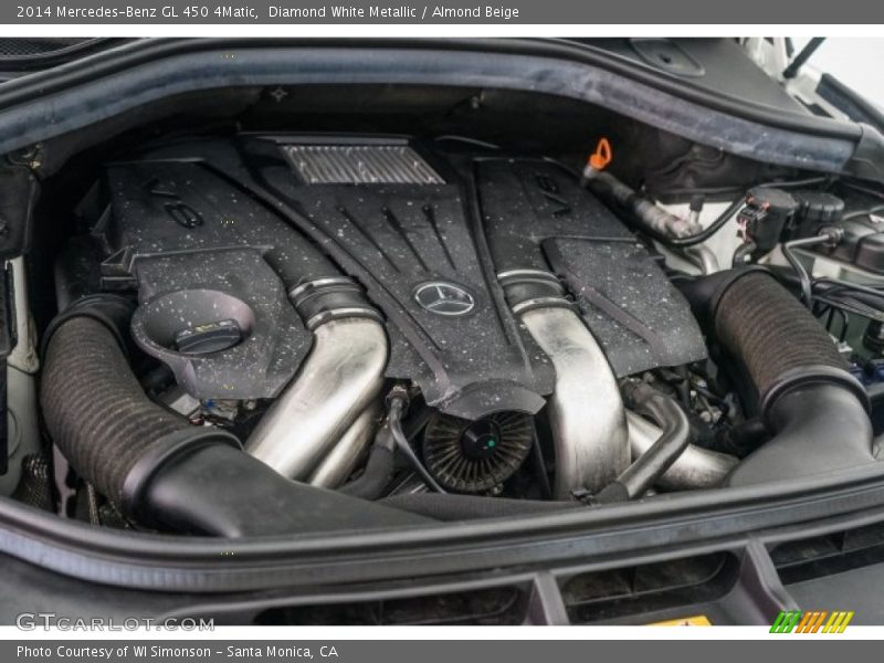 Diamond White Metallic / Almond Beige 2014 Mercedes-Benz GL 450 4Matic