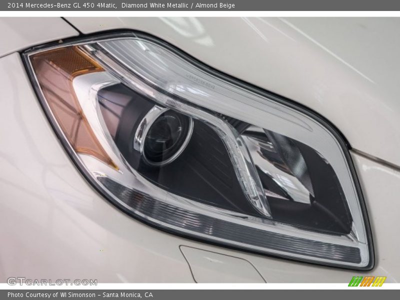 Diamond White Metallic / Almond Beige 2014 Mercedes-Benz GL 450 4Matic