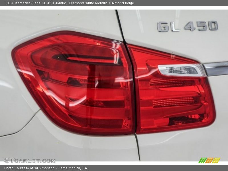 Diamond White Metallic / Almond Beige 2014 Mercedes-Benz GL 450 4Matic