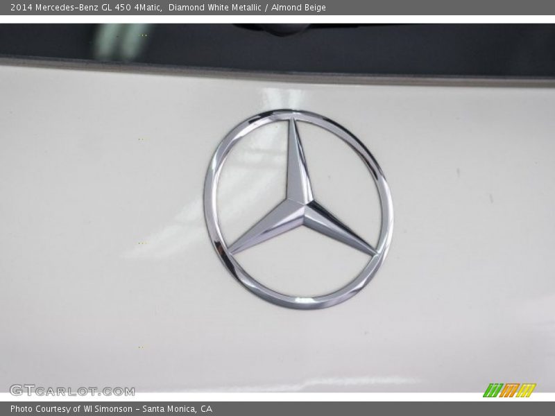 Diamond White Metallic / Almond Beige 2014 Mercedes-Benz GL 450 4Matic