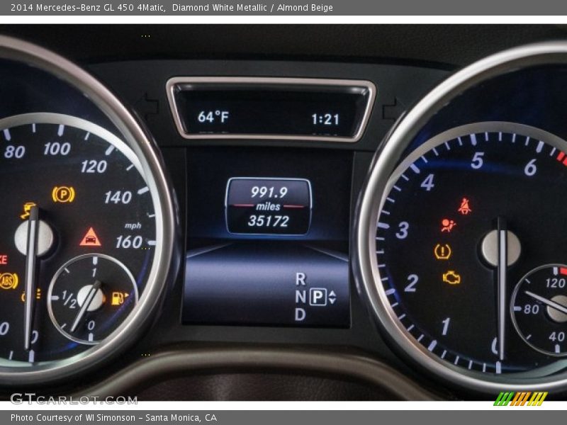 Diamond White Metallic / Almond Beige 2014 Mercedes-Benz GL 450 4Matic