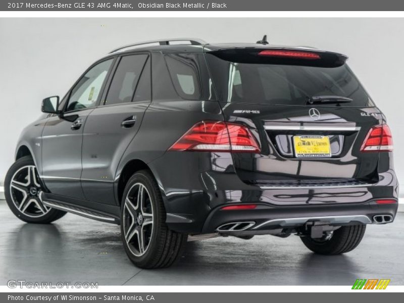 Obsidian Black Metallic / Black 2017 Mercedes-Benz GLE 43 AMG 4Matic