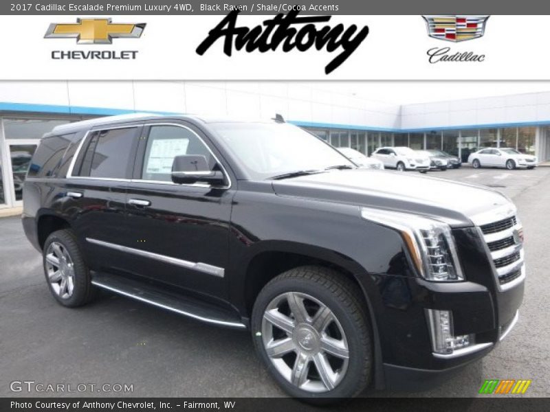 Black Raven / Shale/Cocoa Accents 2017 Cadillac Escalade Premium Luxury 4WD