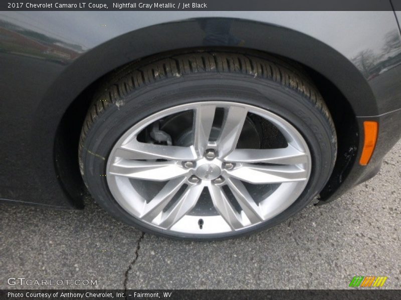 Nightfall Gray Metallic / Jet Black 2017 Chevrolet Camaro LT Coupe