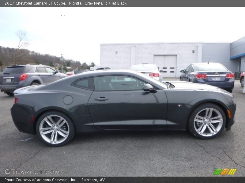 Nightfall Gray Metallic / Jet Black 2017 Chevrolet Camaro LT Coupe