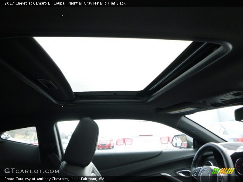 Nightfall Gray Metallic / Jet Black 2017 Chevrolet Camaro LT Coupe