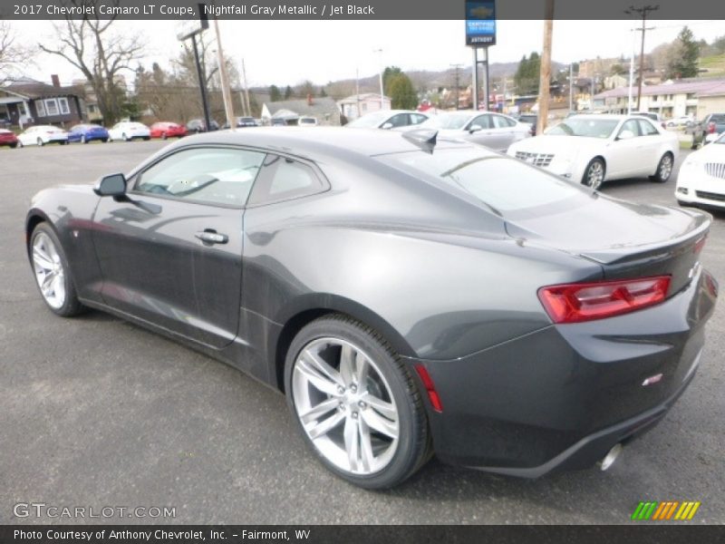 Nightfall Gray Metallic / Jet Black 2017 Chevrolet Camaro LT Coupe