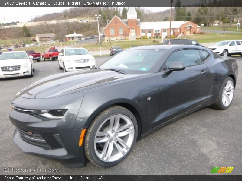Nightfall Gray Metallic / Jet Black 2017 Chevrolet Camaro LT Coupe