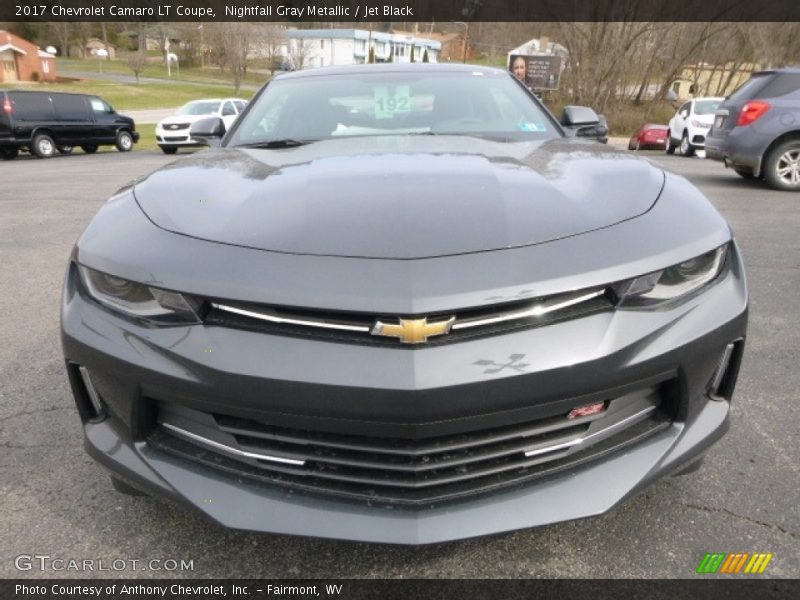Nightfall Gray Metallic / Jet Black 2017 Chevrolet Camaro LT Coupe
