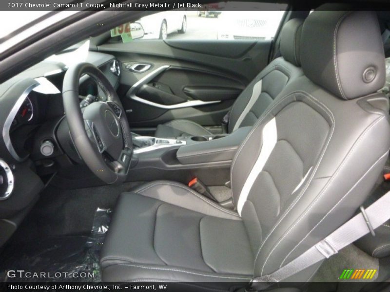 Nightfall Gray Metallic / Jet Black 2017 Chevrolet Camaro LT Coupe