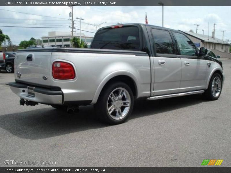 Black / Black/Silver 2003 Ford F150 Harley-Davidson SuperCrew