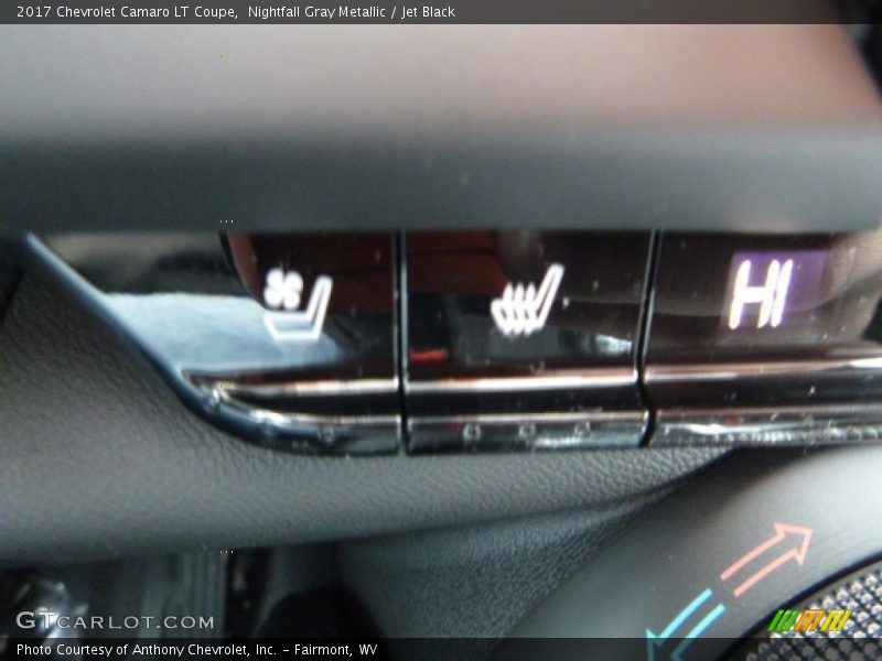 Nightfall Gray Metallic / Jet Black 2017 Chevrolet Camaro LT Coupe