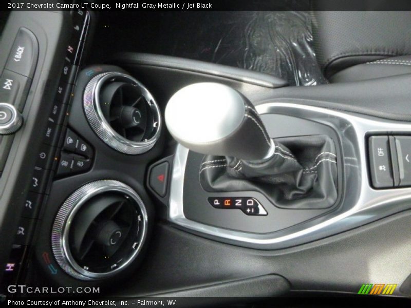 Nightfall Gray Metallic / Jet Black 2017 Chevrolet Camaro LT Coupe