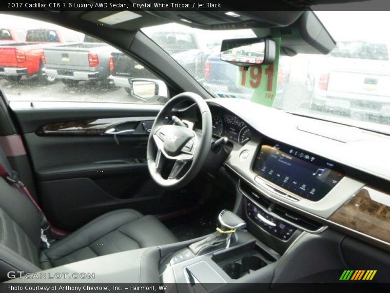Crystal White Tricoat / Jet Black 2017 Cadillac CT6 3.6 Luxury AWD Sedan