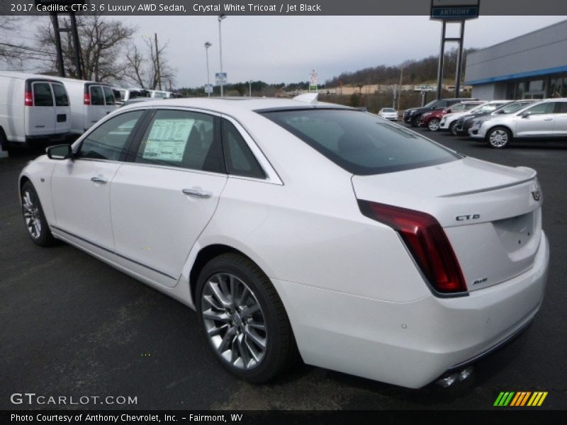 Crystal White Tricoat / Jet Black 2017 Cadillac CT6 3.6 Luxury AWD Sedan