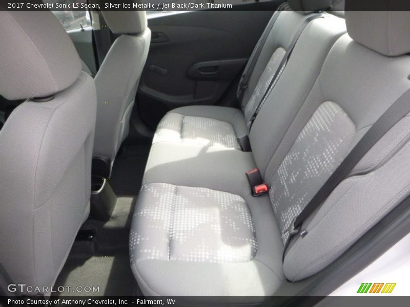 Silver Ice Metallic / Jet Black/Dark Titanium 2017 Chevrolet Sonic LS Sedan