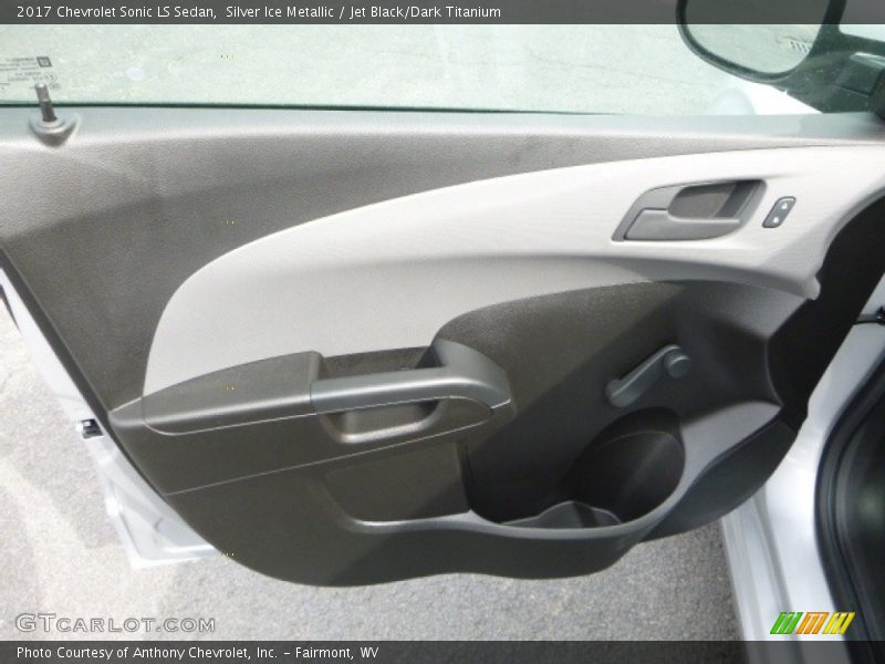 Silver Ice Metallic / Jet Black/Dark Titanium 2017 Chevrolet Sonic LS Sedan