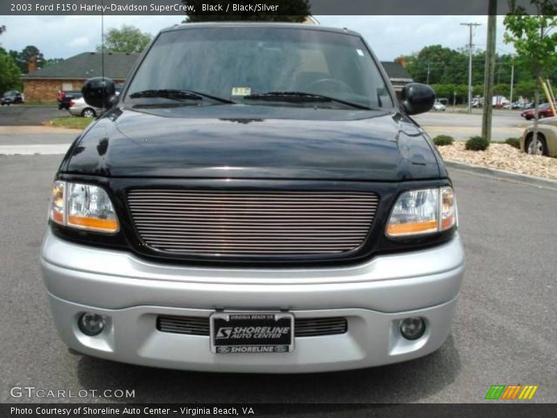 Black / Black/Silver 2003 Ford F150 Harley-Davidson SuperCrew