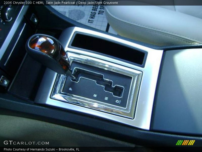 Satin Jade Pearlcoat / Deep Jade/Light Graystone 2006 Chrysler 300 C HEMI