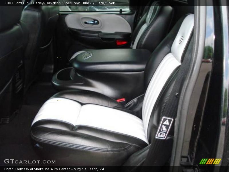 Black / Black/Silver 2003 Ford F150 Harley-Davidson SuperCrew