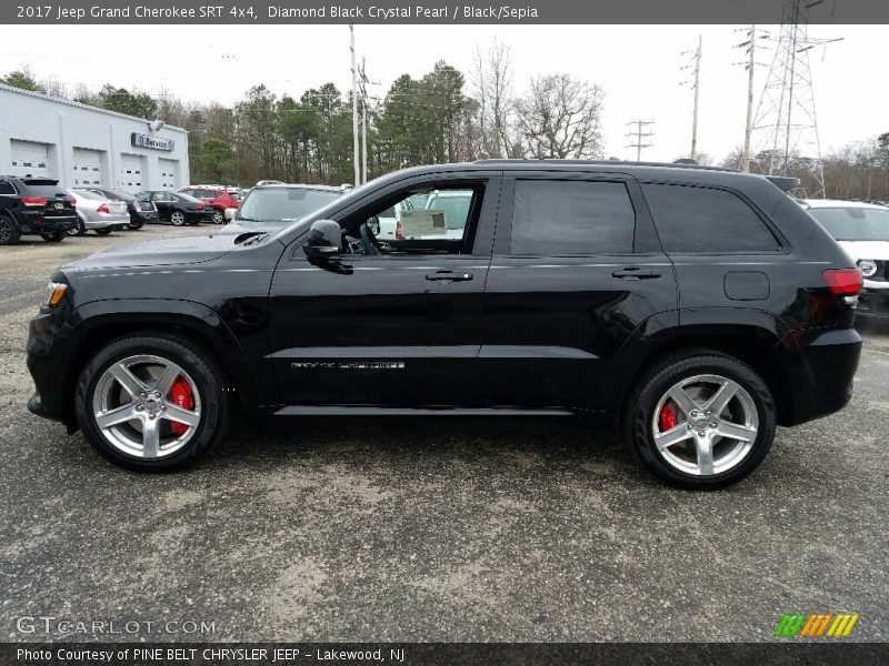  2017 Grand Cherokee SRT 4x4 Diamond Black Crystal Pearl