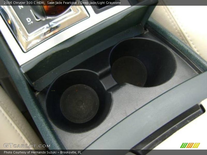 Satin Jade Pearlcoat / Deep Jade/Light Graystone 2006 Chrysler 300 C HEMI