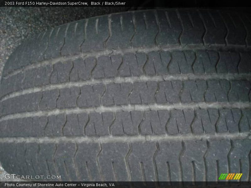 Black / Black/Silver 2003 Ford F150 Harley-Davidson SuperCrew