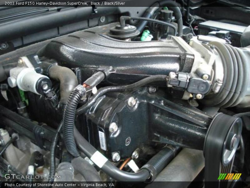 Black / Black/Silver 2003 Ford F150 Harley-Davidson SuperCrew