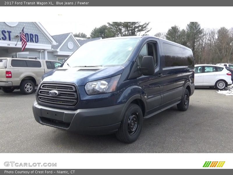 Blue Jeans / Pewter 2017 Ford Transit Wagon XL