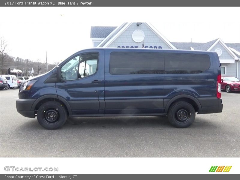 Blue Jeans / Pewter 2017 Ford Transit Wagon XL