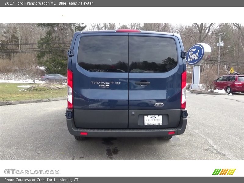 Blue Jeans / Pewter 2017 Ford Transit Wagon XL