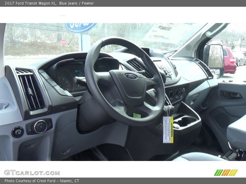 Blue Jeans / Pewter 2017 Ford Transit Wagon XL
