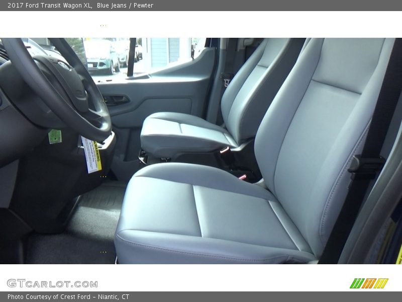 Blue Jeans / Pewter 2017 Ford Transit Wagon XL