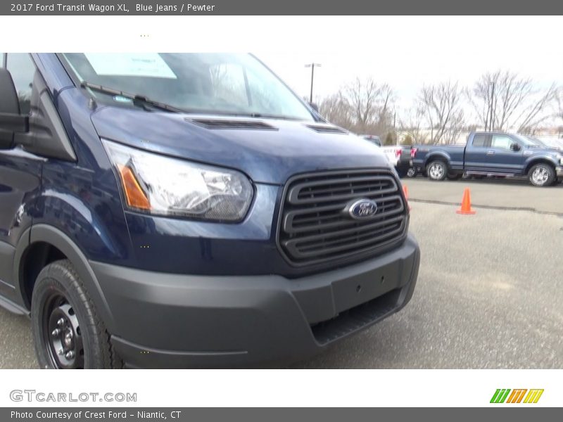 Blue Jeans / Pewter 2017 Ford Transit Wagon XL