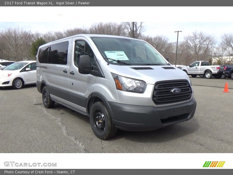 Ingot Silver / Pewter 2017 Ford Transit Wagon XL