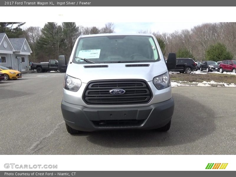 Ingot Silver / Pewter 2017 Ford Transit Wagon XL