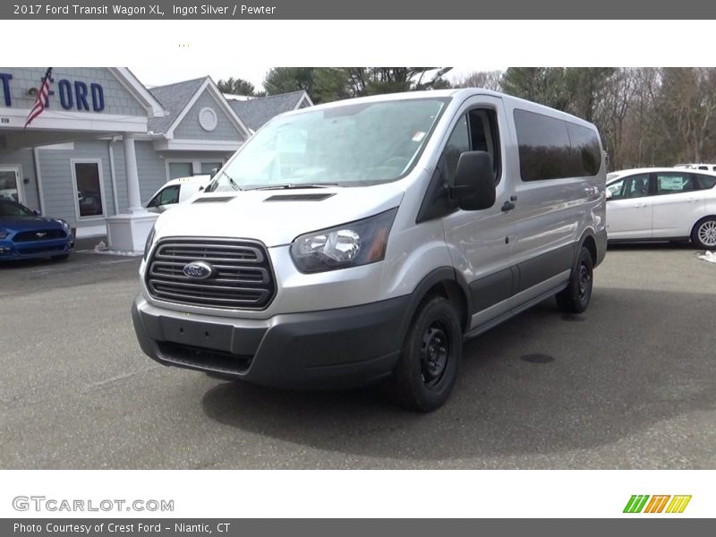 Ingot Silver / Pewter 2017 Ford Transit Wagon XL