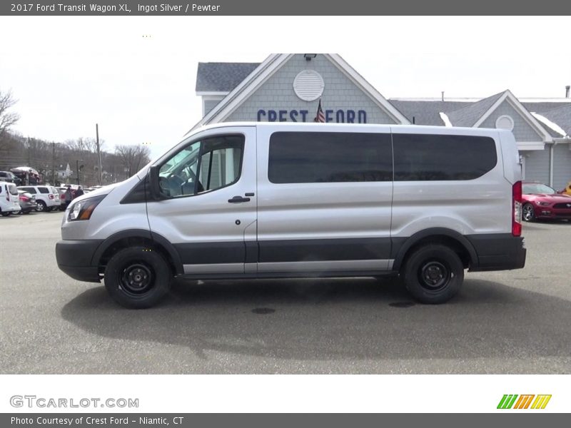 Ingot Silver / Pewter 2017 Ford Transit Wagon XL