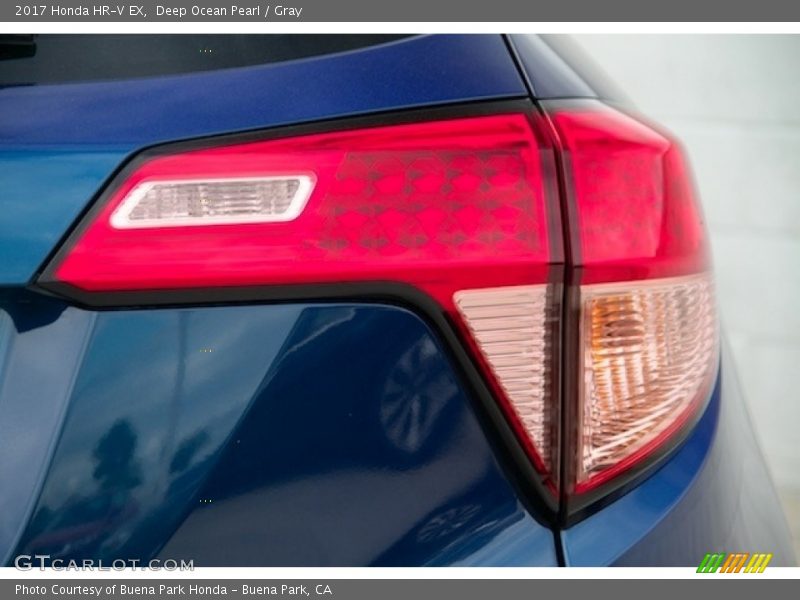 Deep Ocean Pearl / Gray 2017 Honda HR-V EX