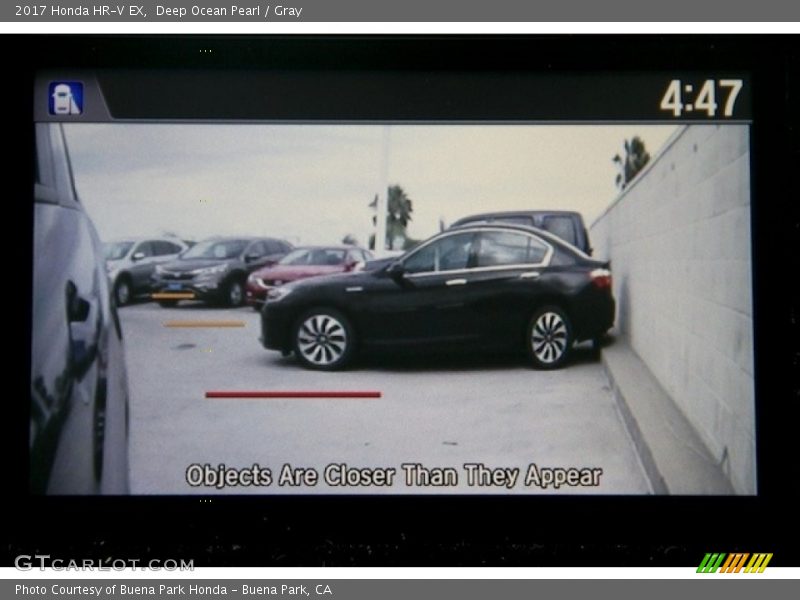Deep Ocean Pearl / Gray 2017 Honda HR-V EX