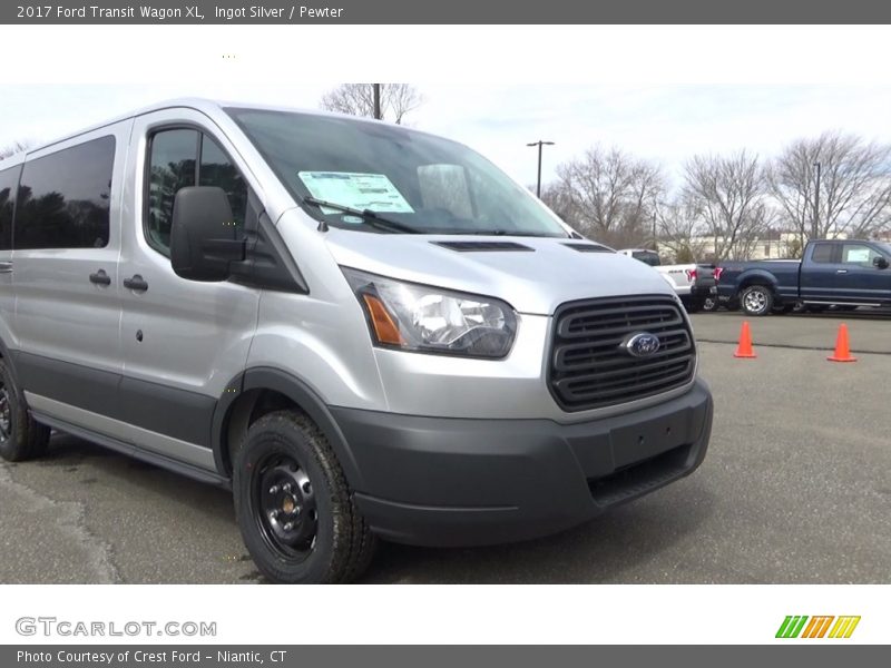 Ingot Silver / Pewter 2017 Ford Transit Wagon XL