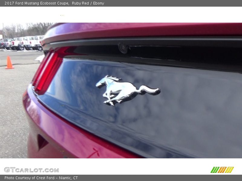 Ruby Red / Ebony 2017 Ford Mustang Ecoboost Coupe