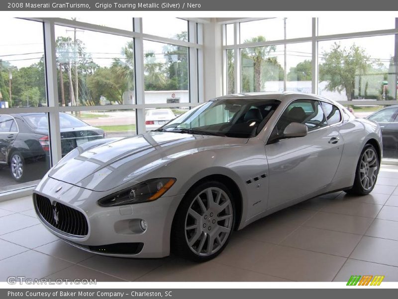 Grigio Touring Metallic (Silver) / Nero 2008 Maserati GranTurismo