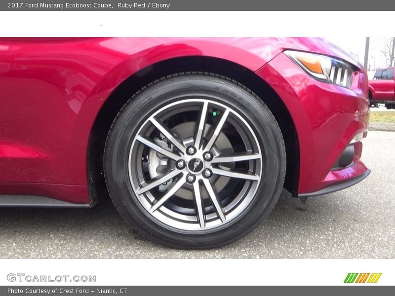 Ruby Red / Ebony 2017 Ford Mustang Ecoboost Coupe