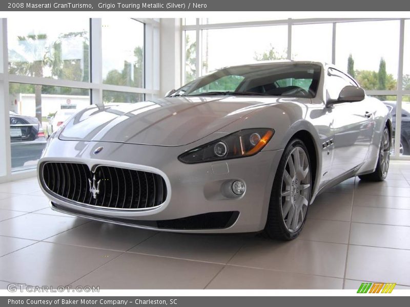 Grigio Touring Metallic (Silver) / Nero 2008 Maserati GranTurismo