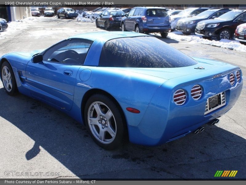 Nassau Blue Metallic / Black 1998 Chevrolet Corvette Coupe
