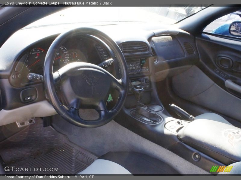 Nassau Blue Metallic / Black 1998 Chevrolet Corvette Coupe