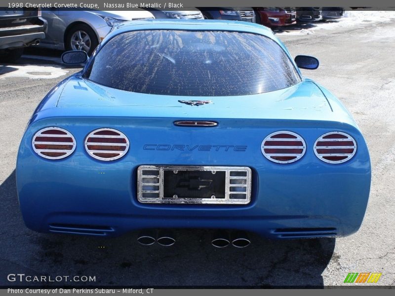Nassau Blue Metallic / Black 1998 Chevrolet Corvette Coupe