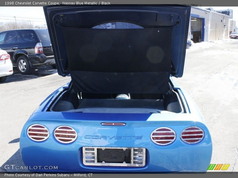 Nassau Blue Metallic / Black 1998 Chevrolet Corvette Coupe